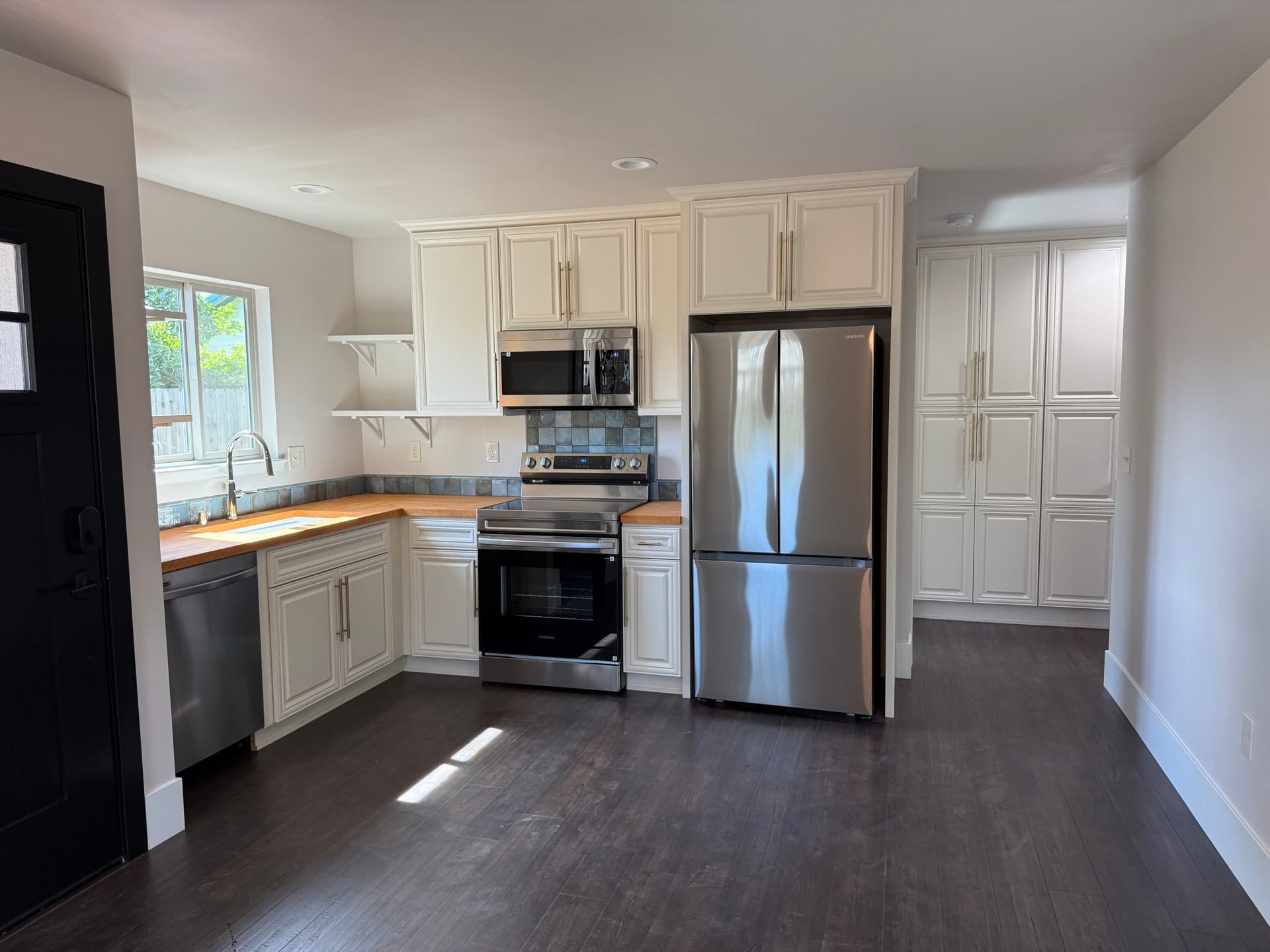 Sacramento ADU interior design — open-concept kitchen and living area