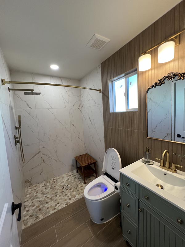 Bathroom Addition to a Garage ADU - Future Generation Construction