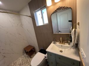 Bathroom Vanity Installation in Garage - Future Generation Construction