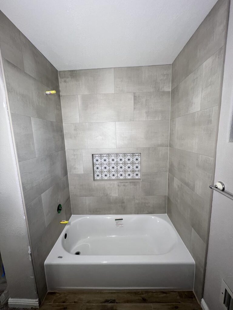 Bathtub Installed With Future Generation Construction in Sacramento County California