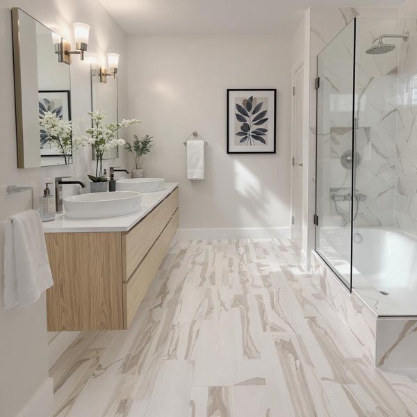 Luxury Vinyl Flooring Installation - Future Generation Construction