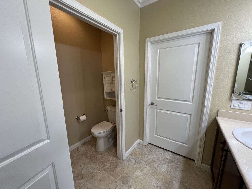 Two New Bathroom Doors Installed - Future Generation Construction