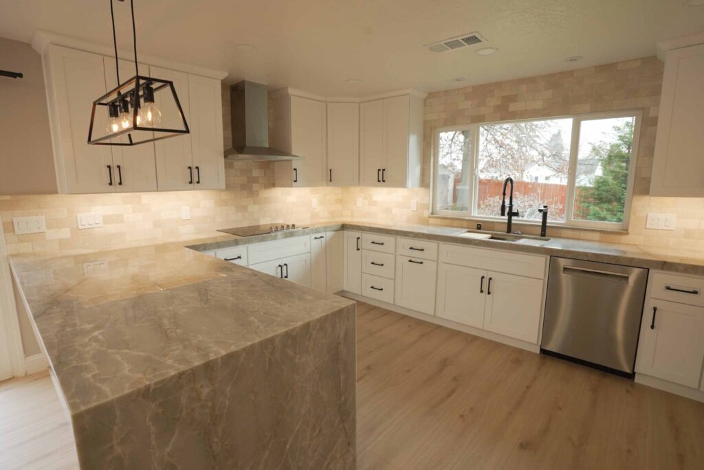 Final Walk-through for the Kitchen Project with Future Generation Construction