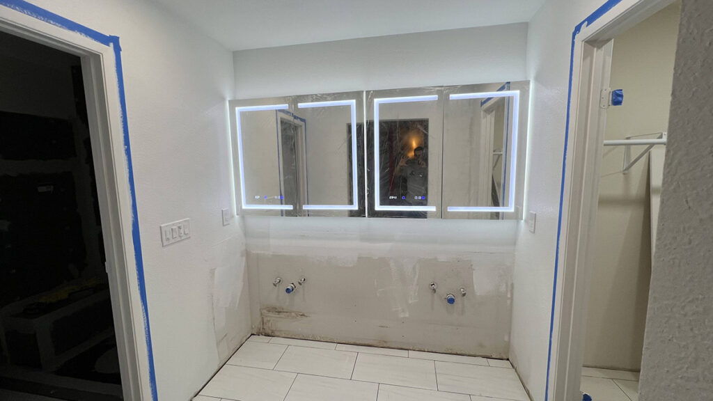 Material Selection and Preparation for Bathroom Remodel with Future Generation Construction