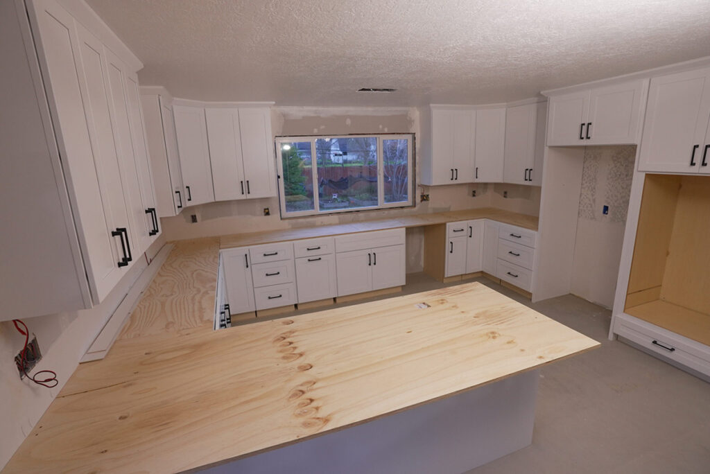 Kitchen Countertop Before Photo