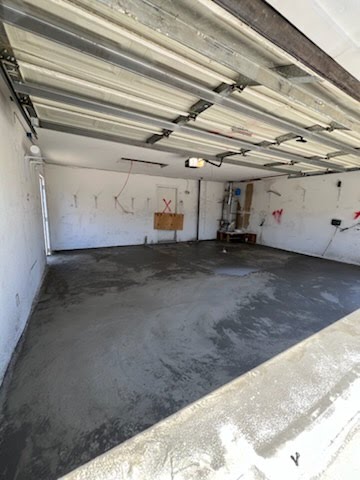 start of a garage conversion adu with Future Generation Construction