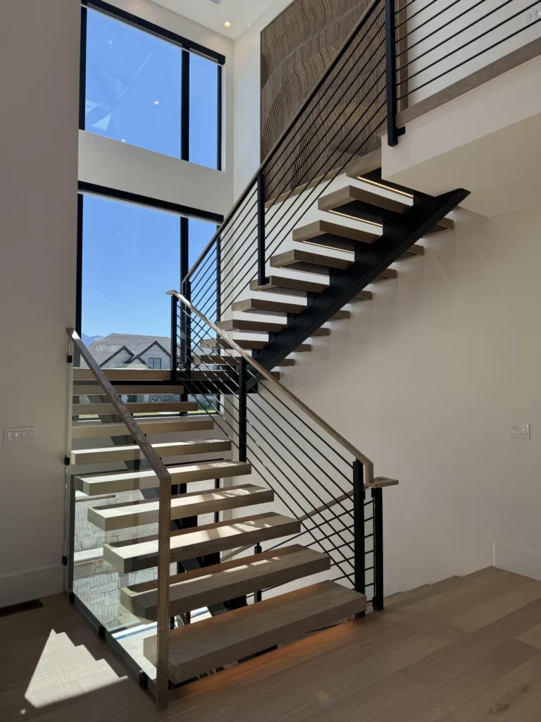 Custom Staircase Installation Job